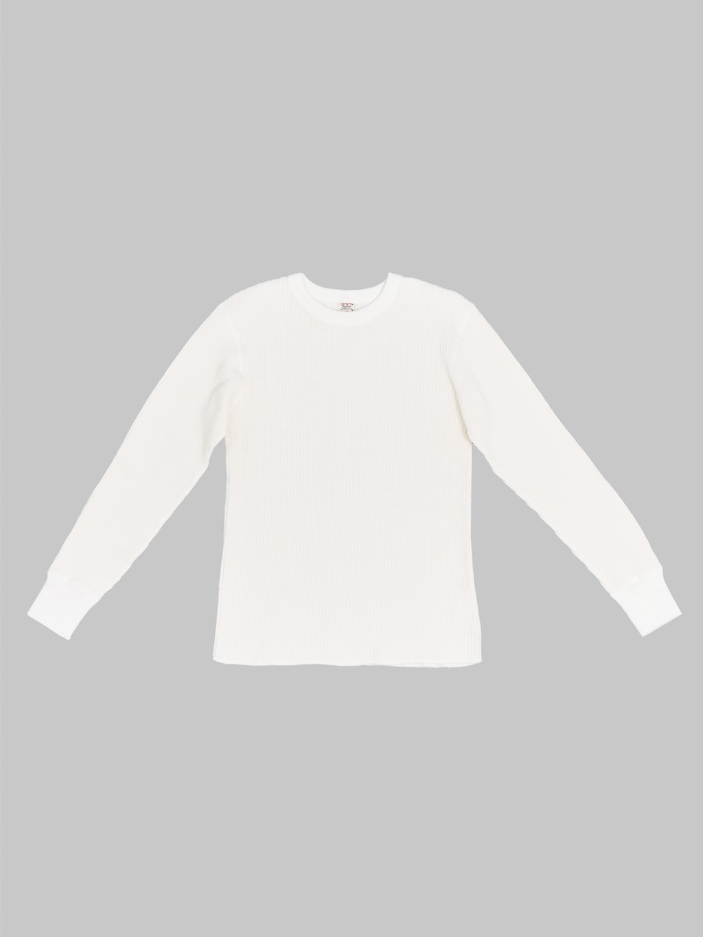 UES Thermal Big Waffle Tshirt white front fit