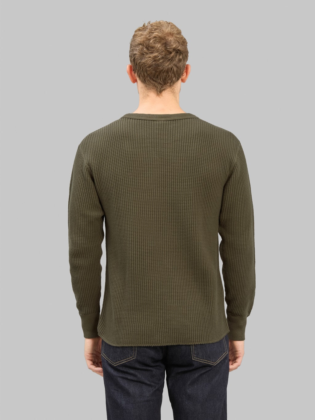 UES Thermal Big Waffle T-Shirt Brown