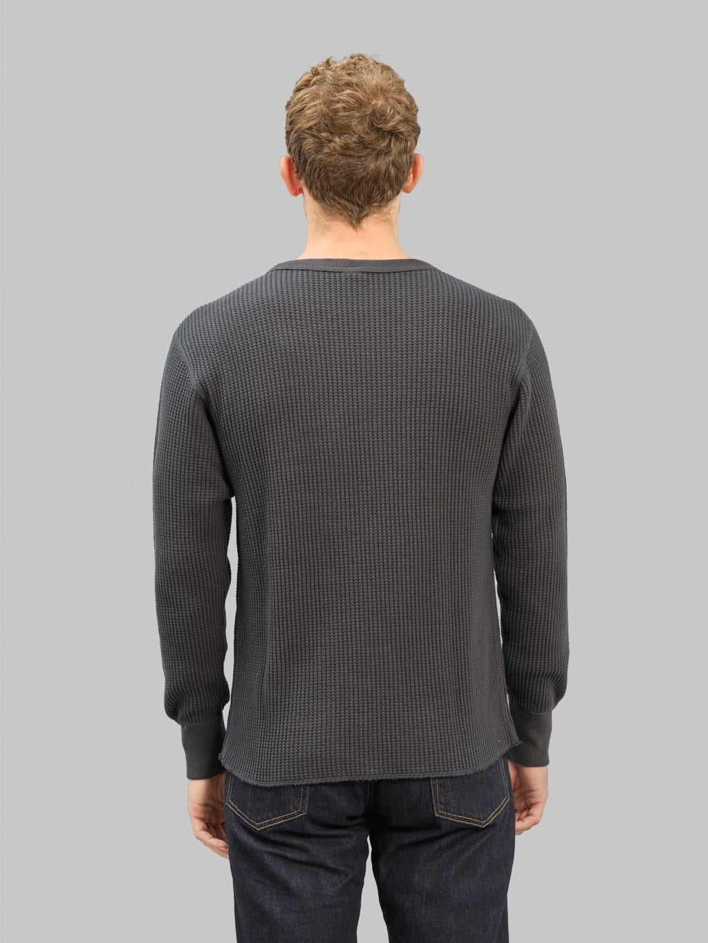 UES Thermal Big Waffle T-Shirt Steel Grey
