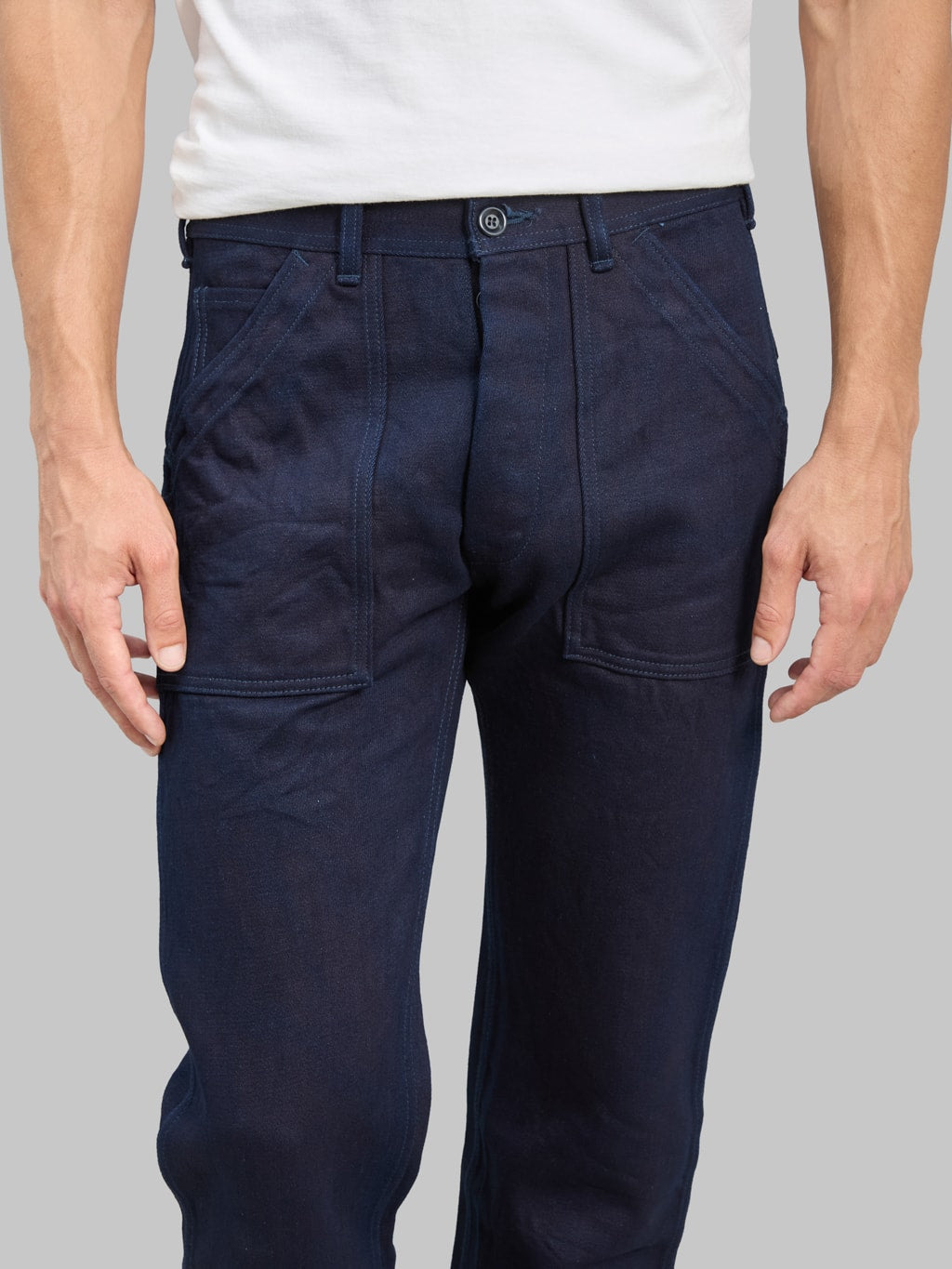 UES Tricotine Double Indigo Baker Pants