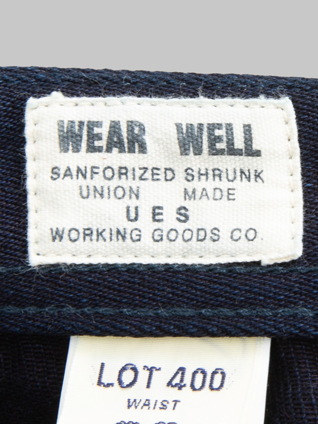 UES Tricotine Double Indigo Baker Pants