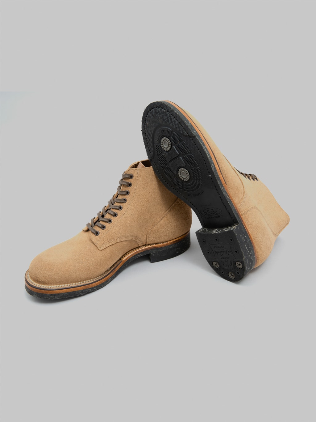 viberg 2040 n1 leather boot marine field shoe tracksole