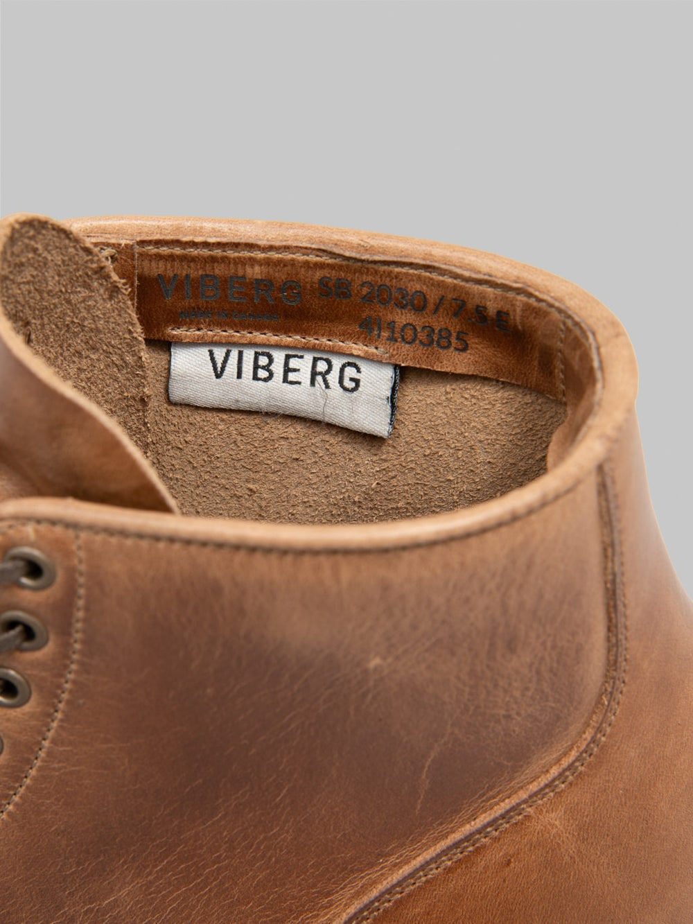 Service Boot Pattern Viberg Service Boot 2030 Natural Chromexcel