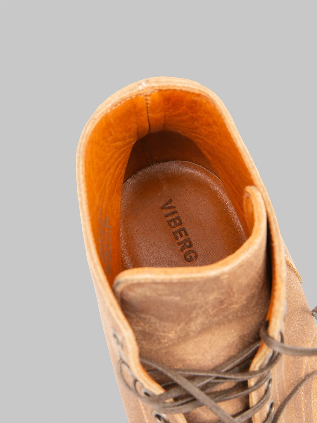 Viberg Service Boot 2030 BCT Toast Waxy Commander insole