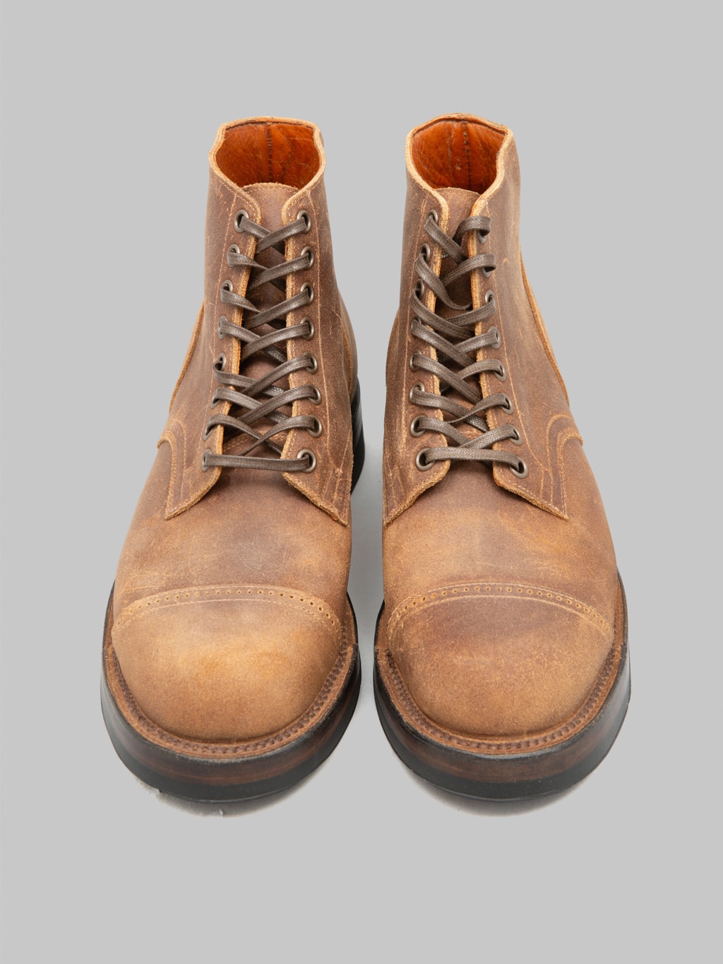 Viberg Service Boot 2040 DCT Toast Waxy Commander front view