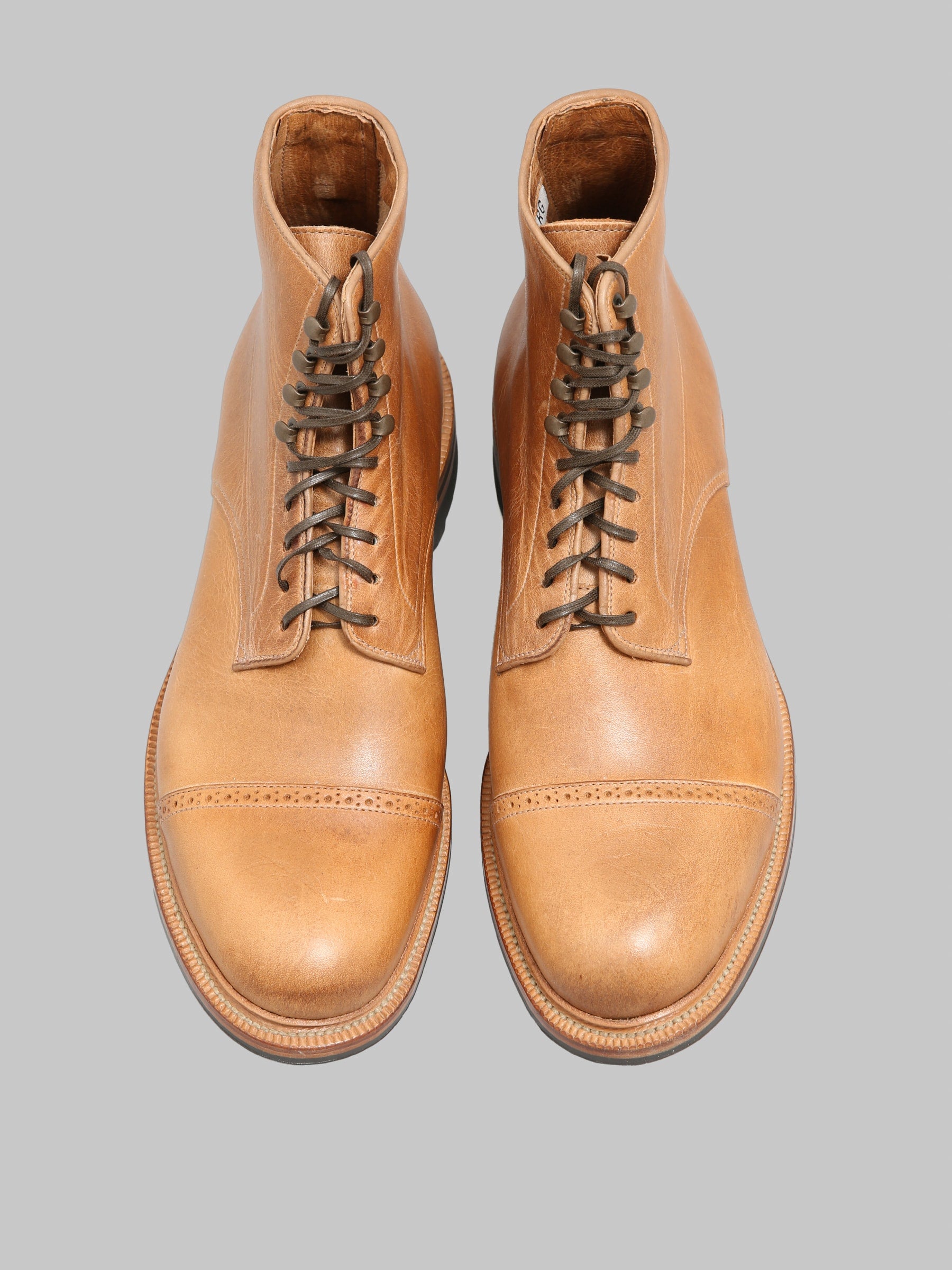 Viberg Service Navvy Boot 1040 Natural Cypress details