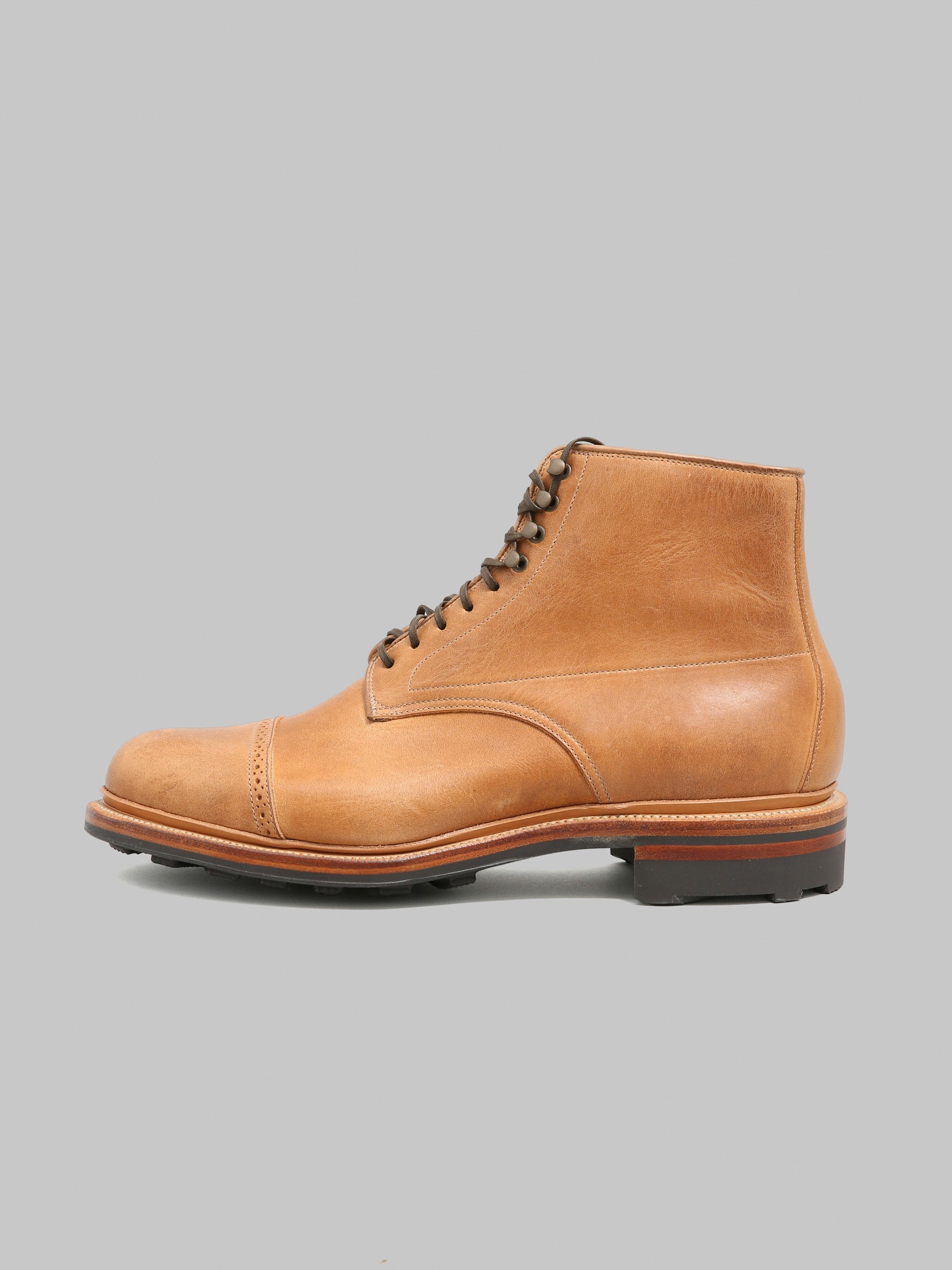 Viberg Service Navvy Boot 1040 Natural Cypress side look