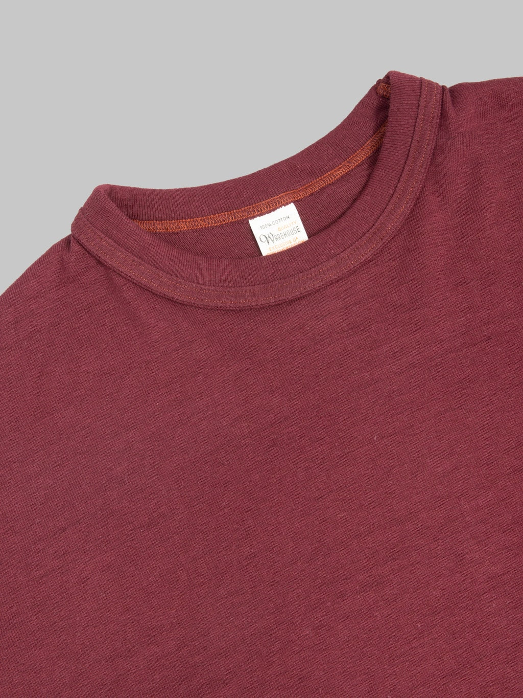 Warehouse & Co 4601 Plain T-Shirt Bordeaux