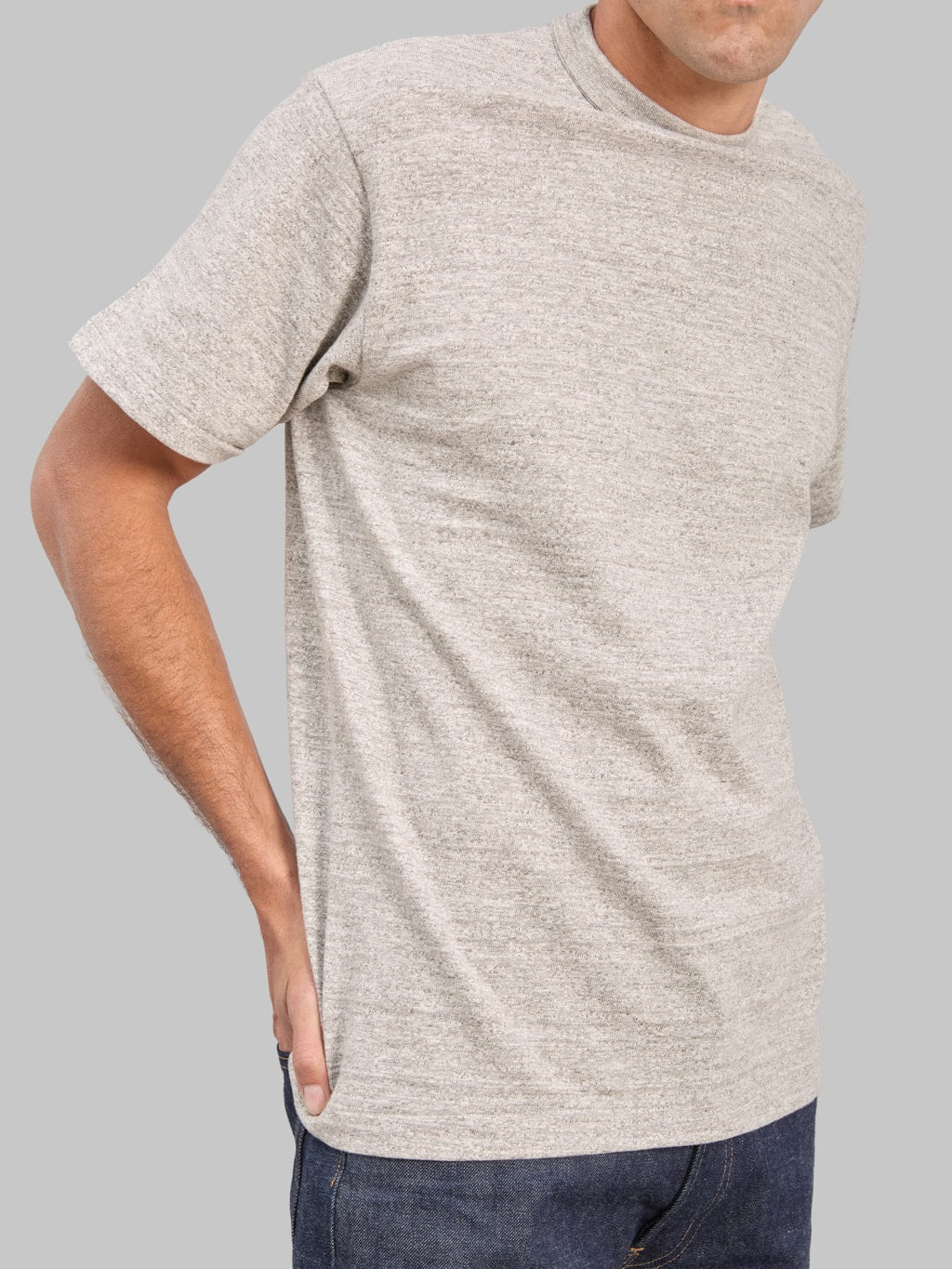 Warehouse & Co 4601 Plain T-Shirt Heather Grey