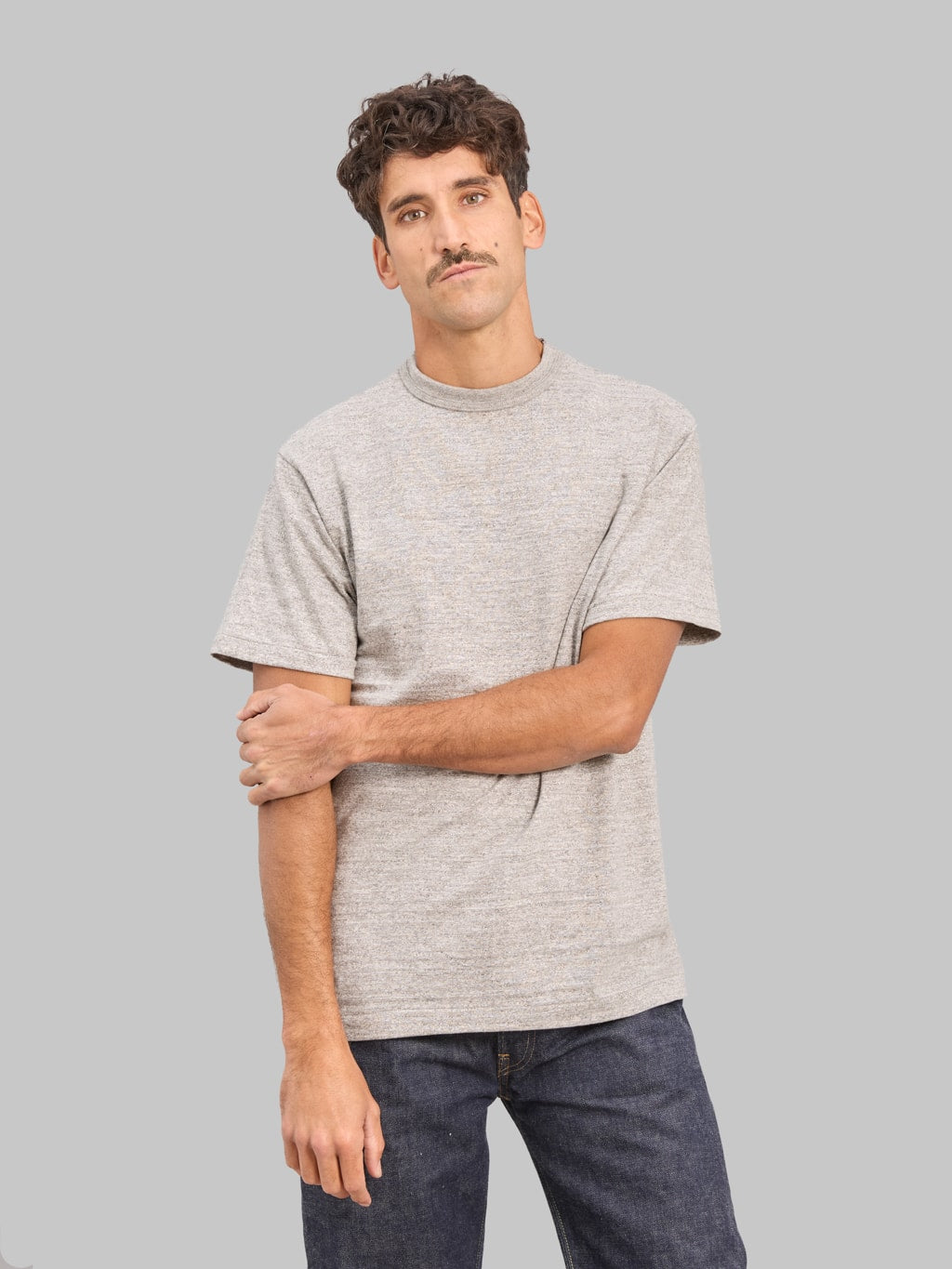 Warehouse & Co 4601 Plain T-Shirt Heather Grey
