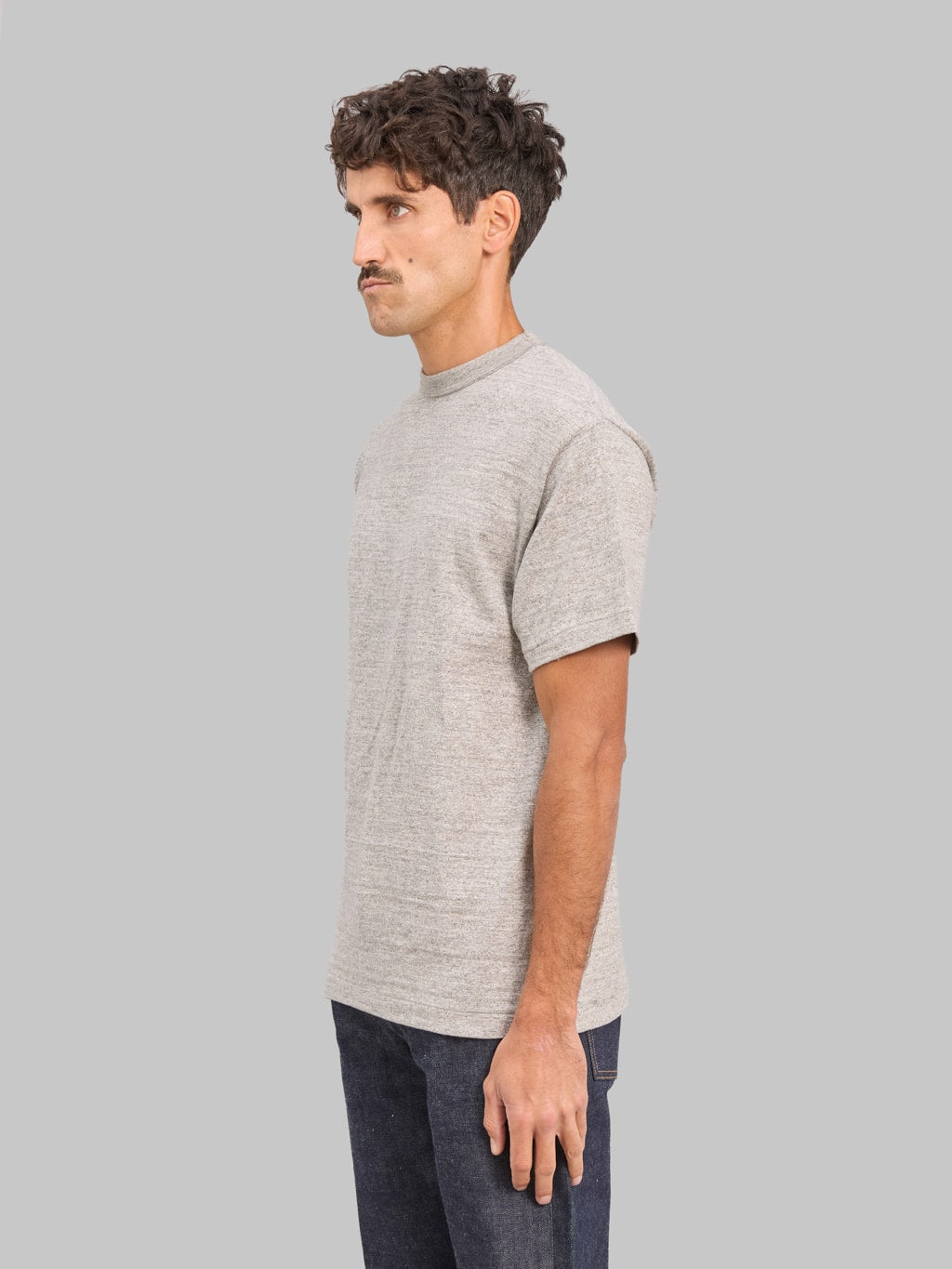 Warehouse & Co 4601 Plain T-Shirt Heather Grey