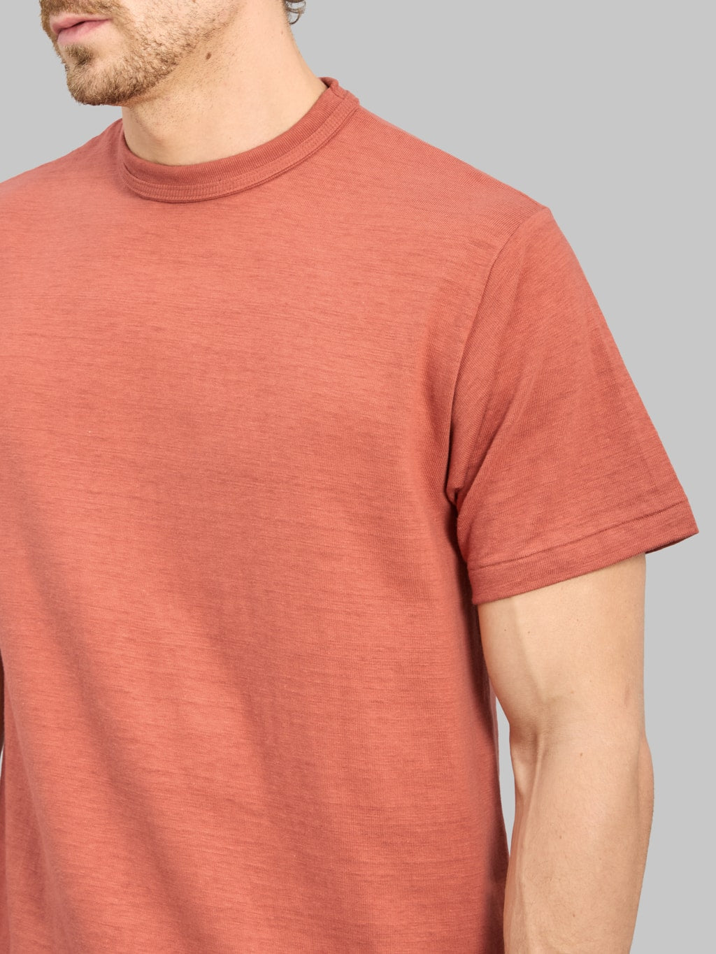 Warehouse & Co 4601 Plain T-Shirt Salmon