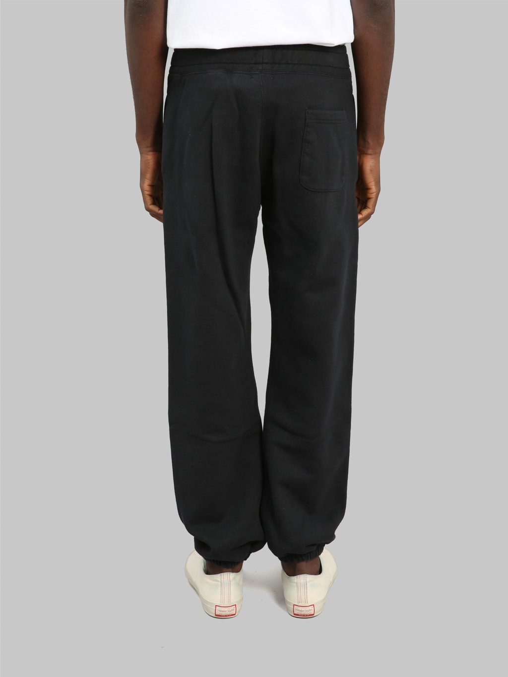 whitesville heavy sweatpants heather black back fit