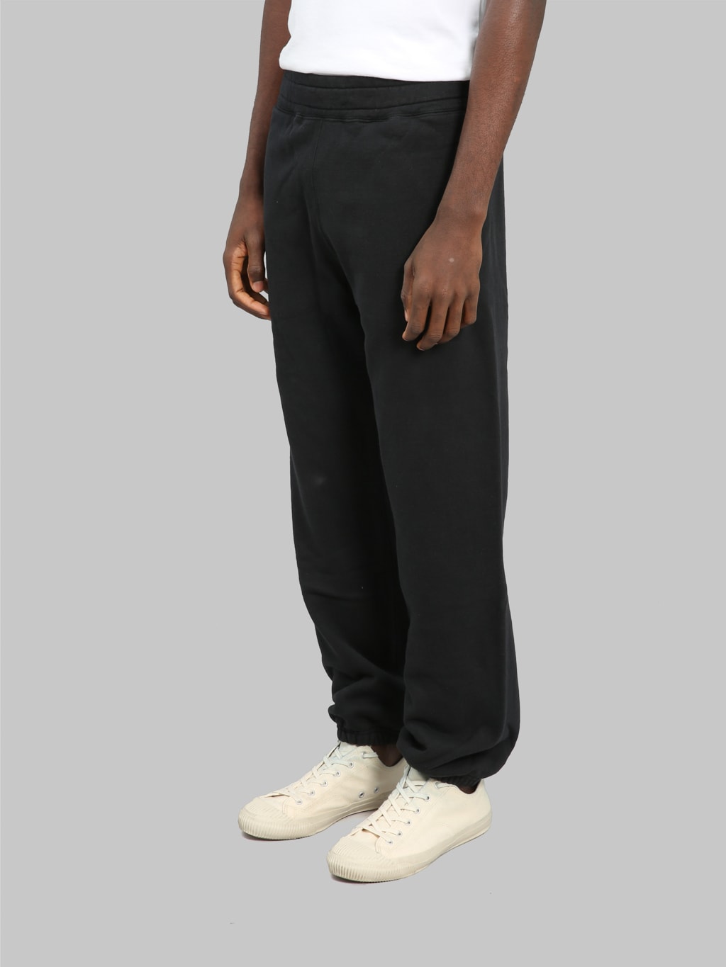 whitesville heavy sweatpants heather black side fit