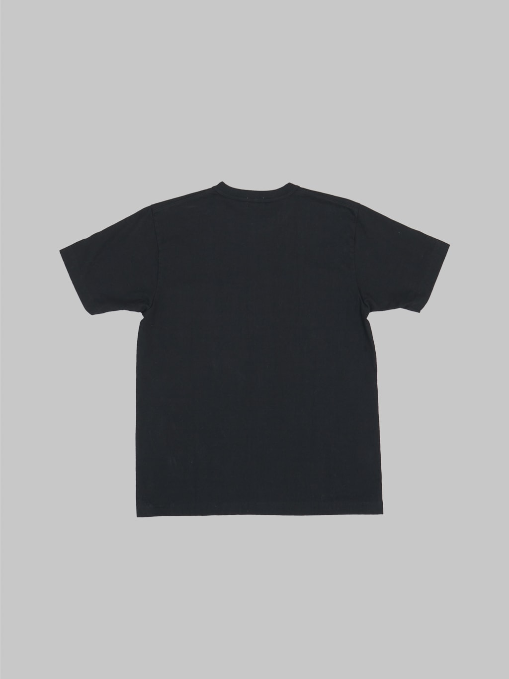 whitesville heavyweight pocket tshirt black  back