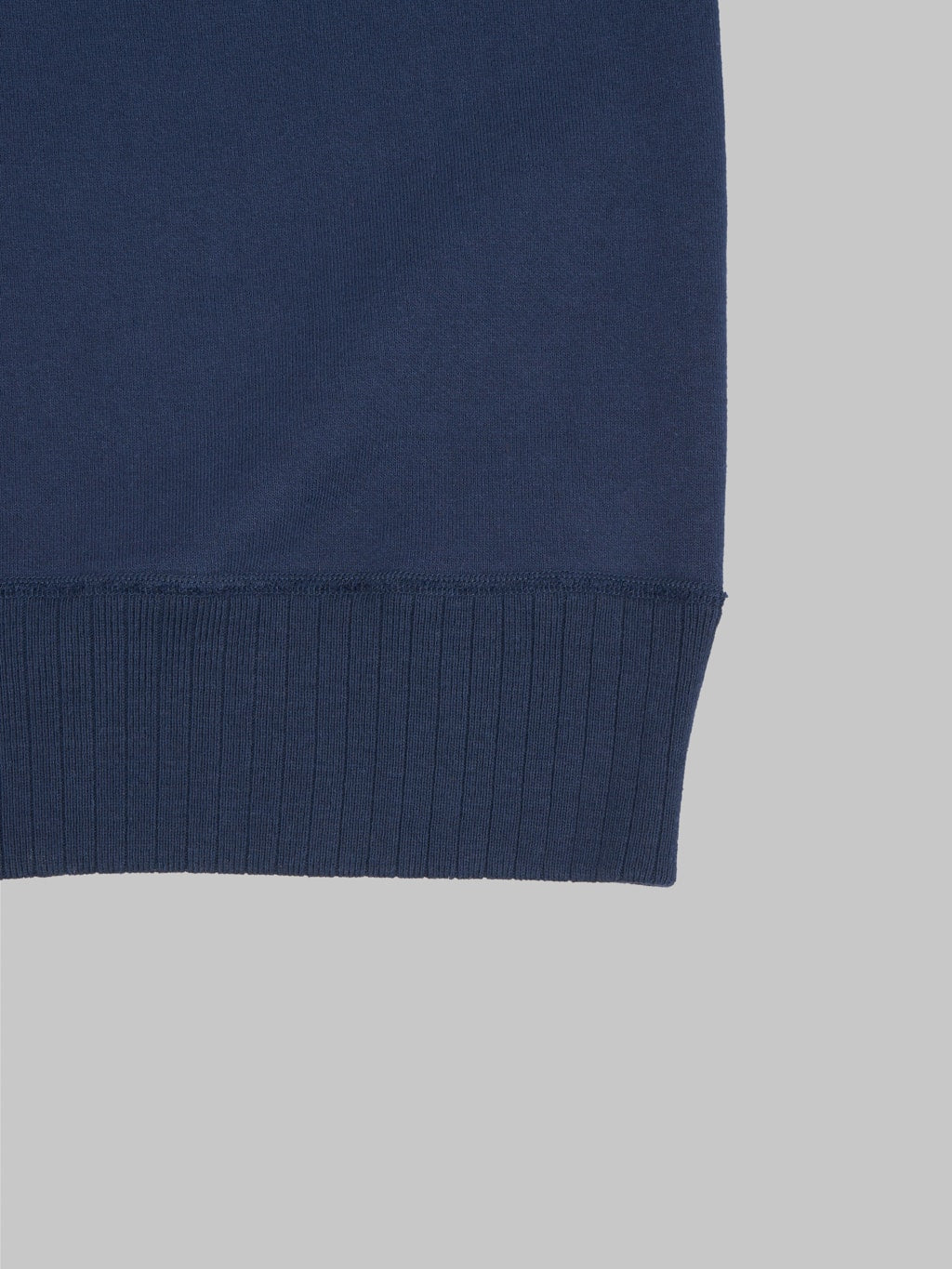 whitesville loopwheel heavyweight sweatshirt navy details