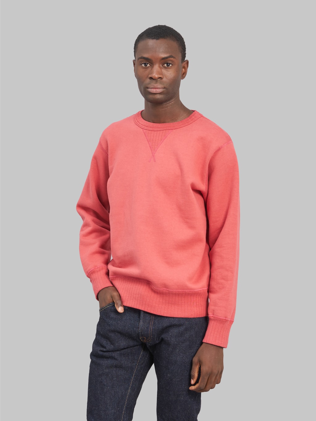 whitesville loopwheel sweatshirt red styled