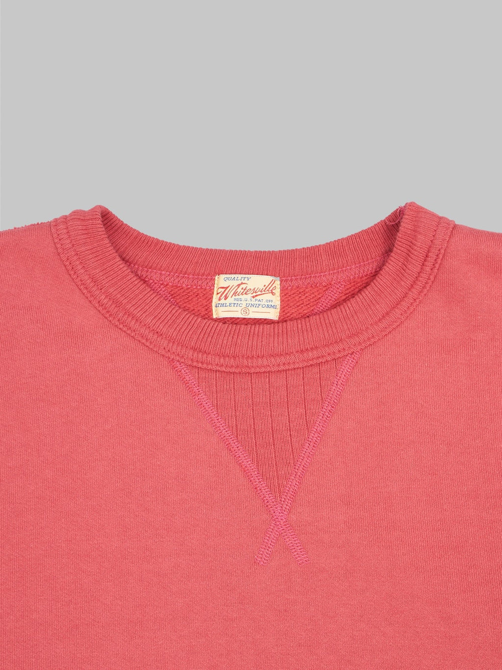 Whitesville Loopwheel Sweatshirt Red: Premium Japanese Craftsmanship ...