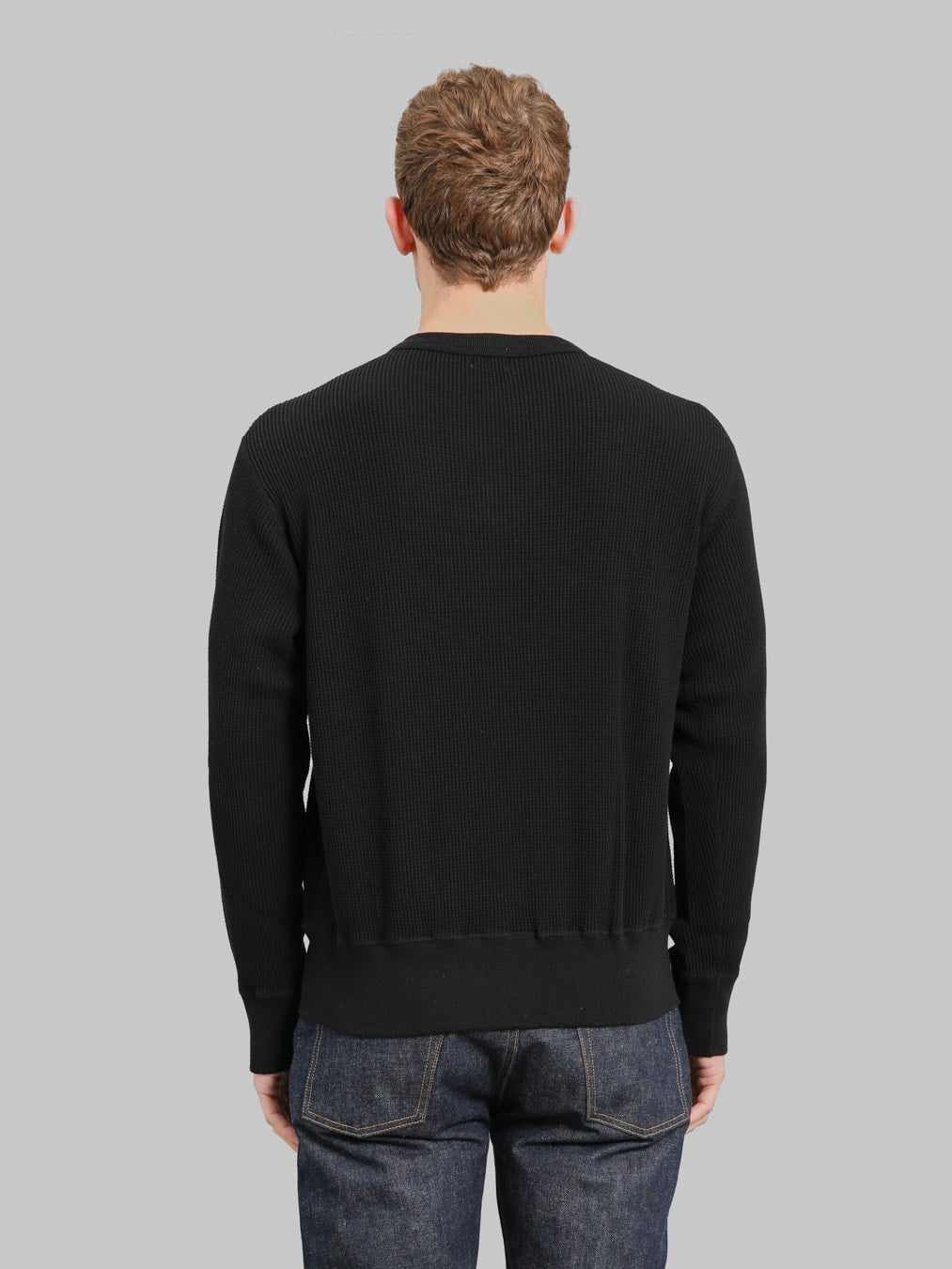 Whitesville Thermal T-Shirt V-Neck Black