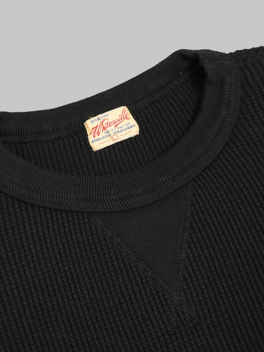 Whitesville Thermal T-Shirt V-Neck Black