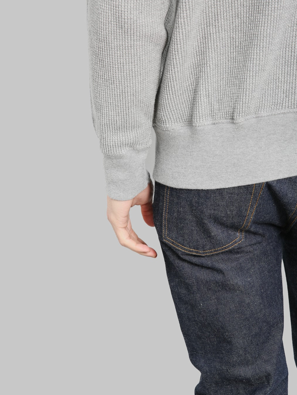 Whitesville Thermal T-Shirt V-Neck Grey