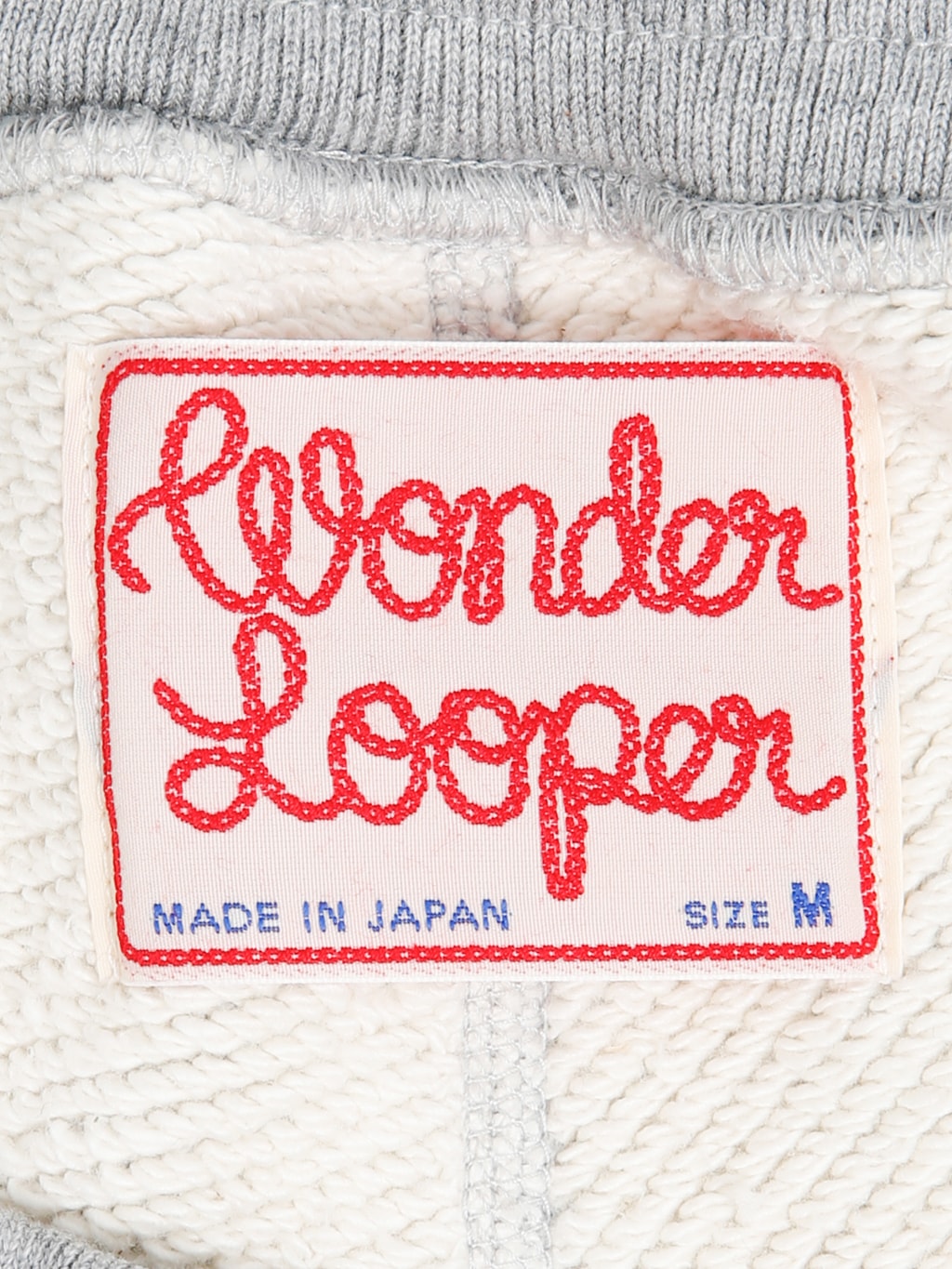 Wonder Looper 876gsm Double Heavyweight French Terry Sweatpants Heather Grey