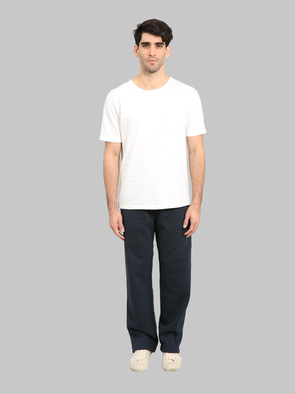 Wonder Looper 876gsm Double Heavyweight French Terry Sweatpants Navy