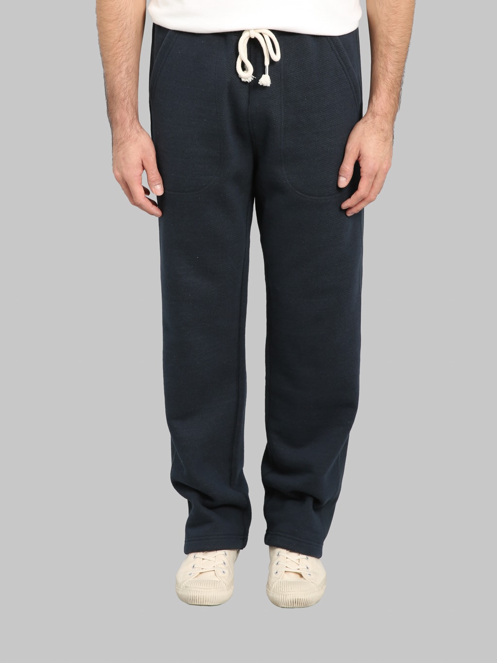 Wonder Looper 876gsm Double Heavyweight French Terry Sweatpants Navy