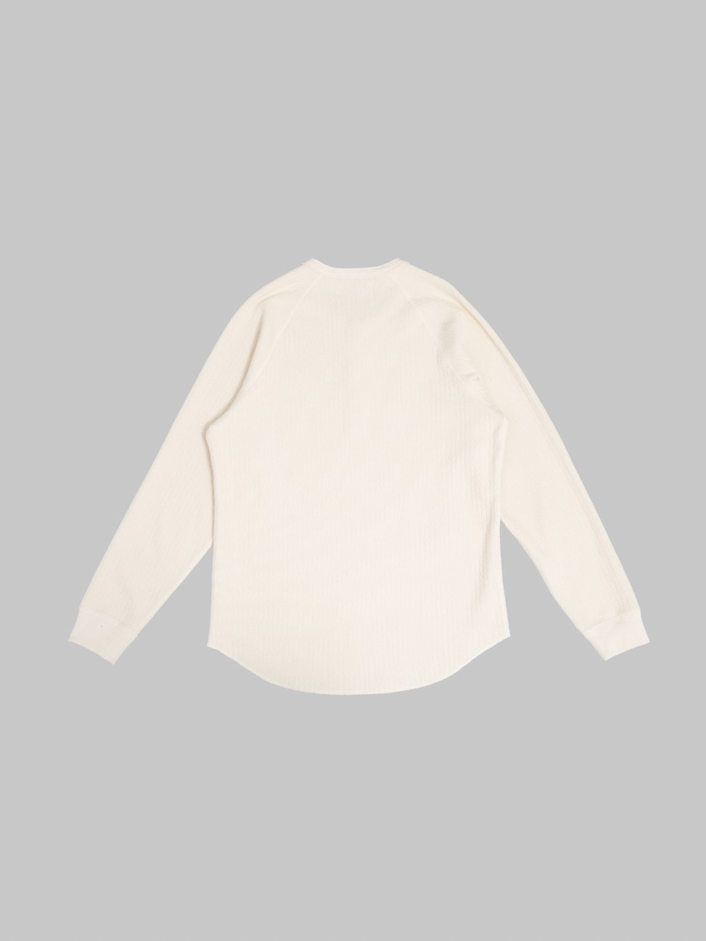 Wonder Looper Cashmere Blend  Honeycomb Henley Ecru