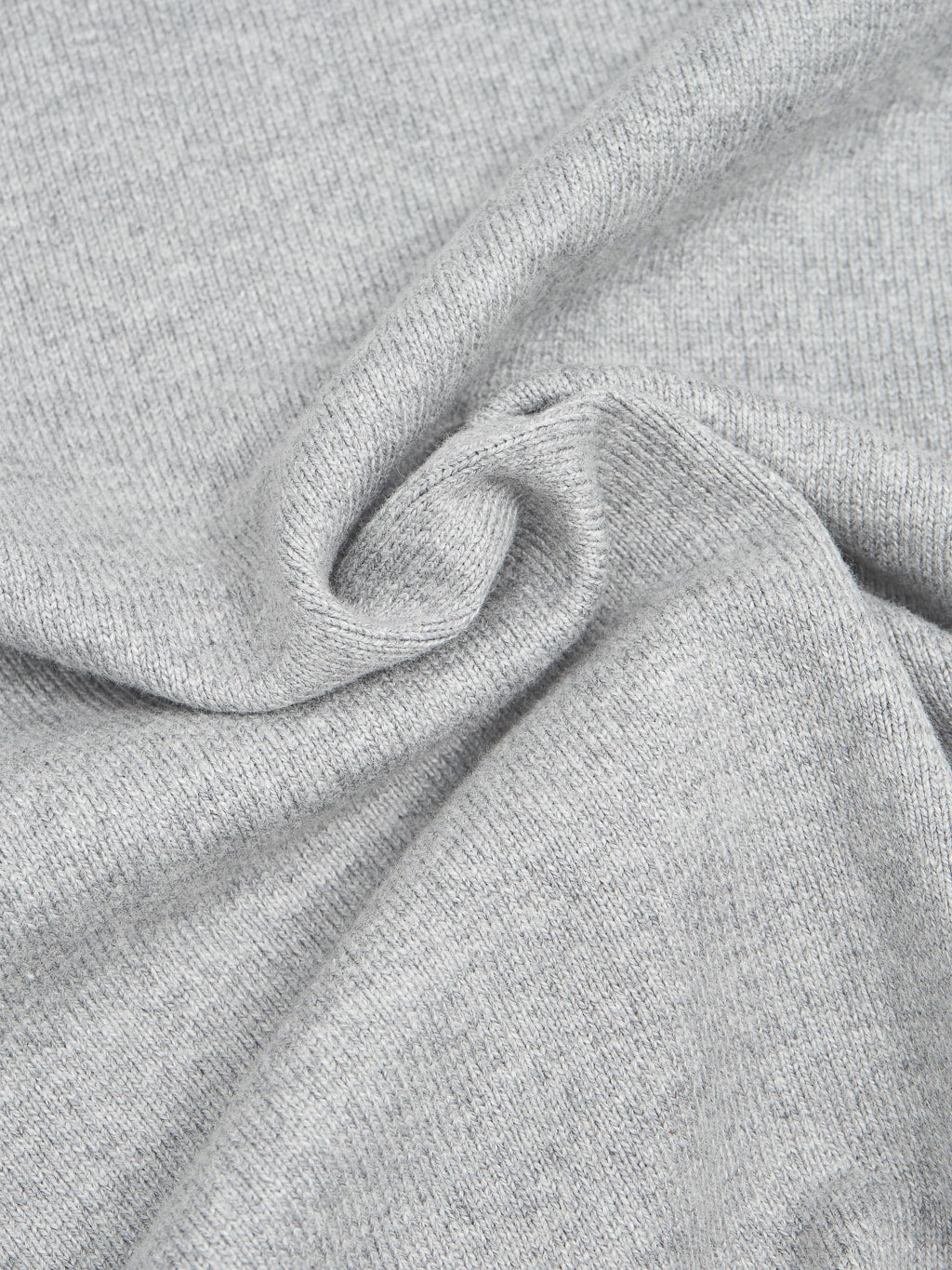 wonder looper crewneck Tshirt Double Heavyweight grey texture fabric