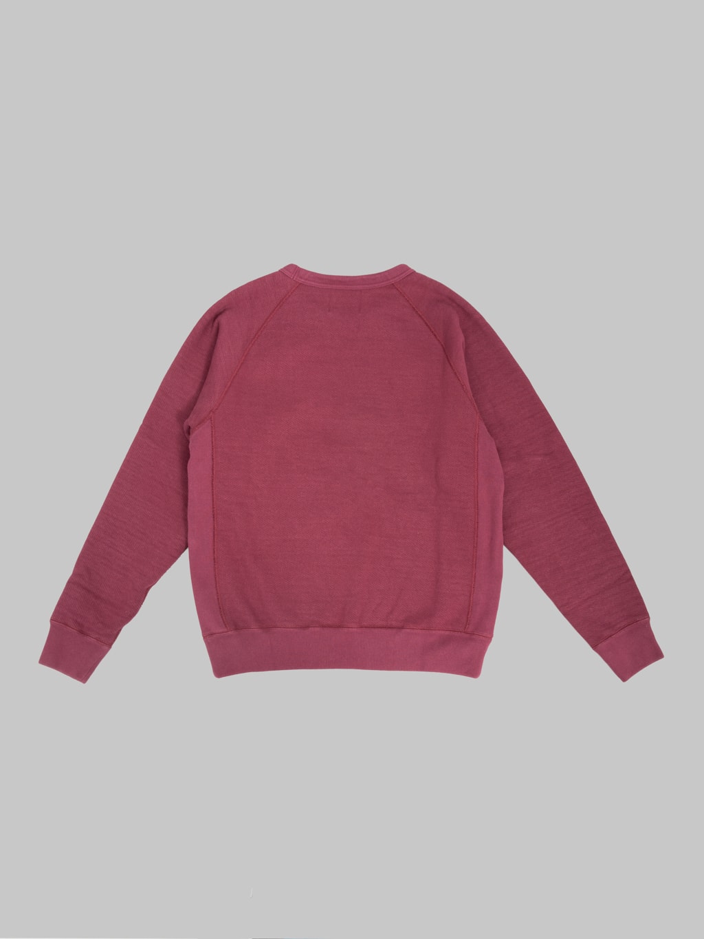 Wonder Looper Pullover Crewneck 876gsm Double Heavyweight French Terry Burgundy