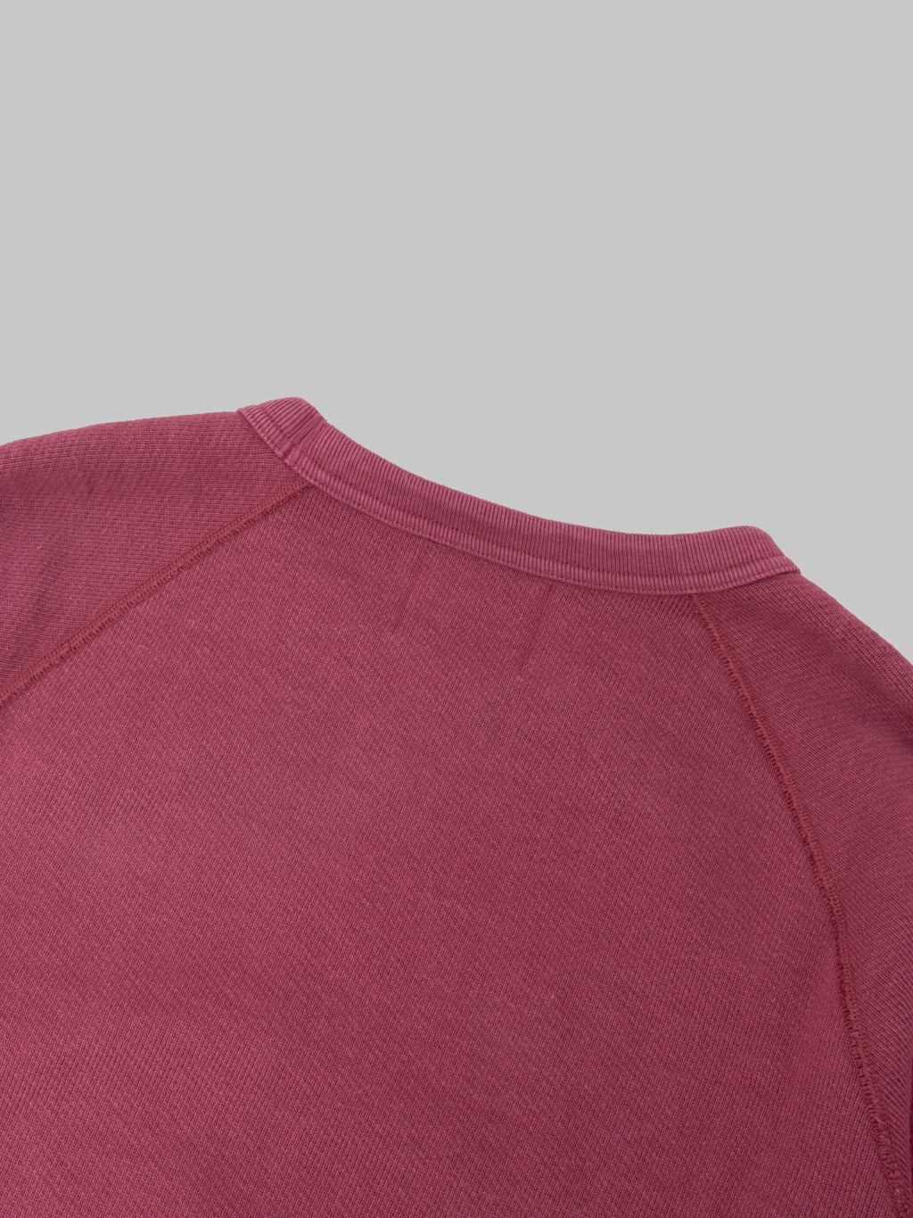 Wonder Looper Pullover Crewneck 876gsm Double Heavyweight French Terry Burgundy