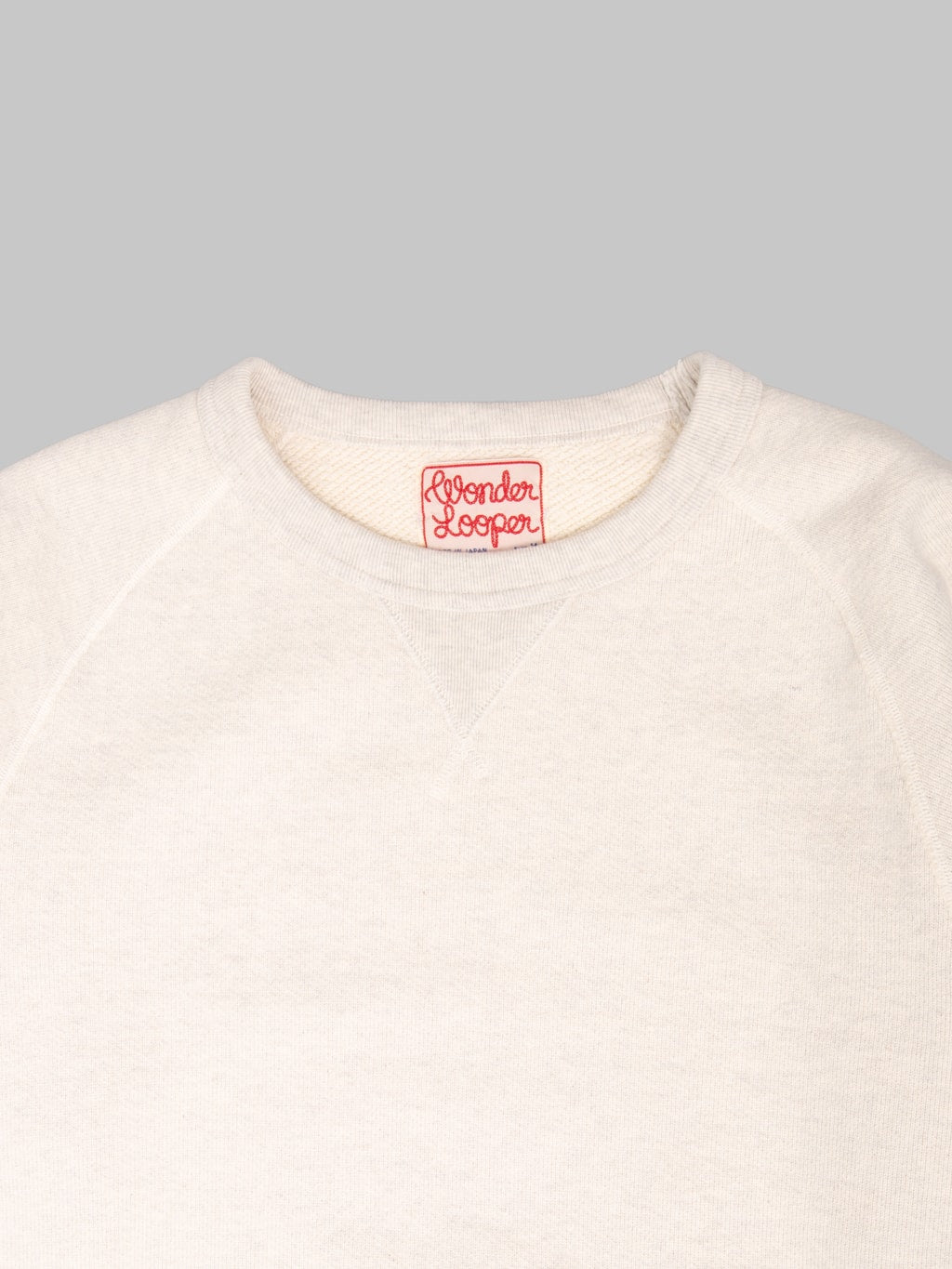 Wonder Looper Pullover Crewneck 876gsm Double Heavyweight French Terry Oatmeal