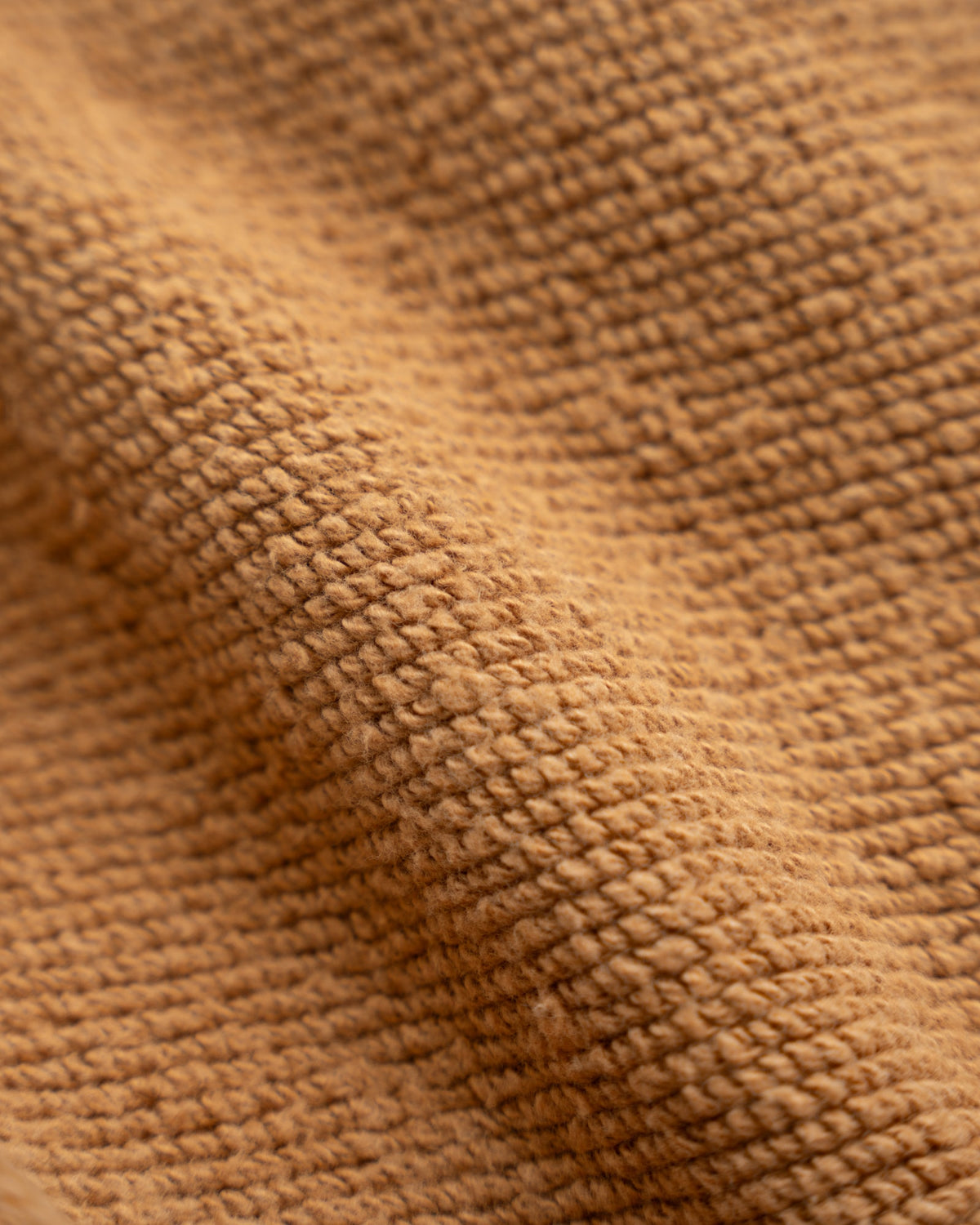 Wonder Looper Zip Hoodie Foxfibre® Double Heavyweight French Terry Coyote 80