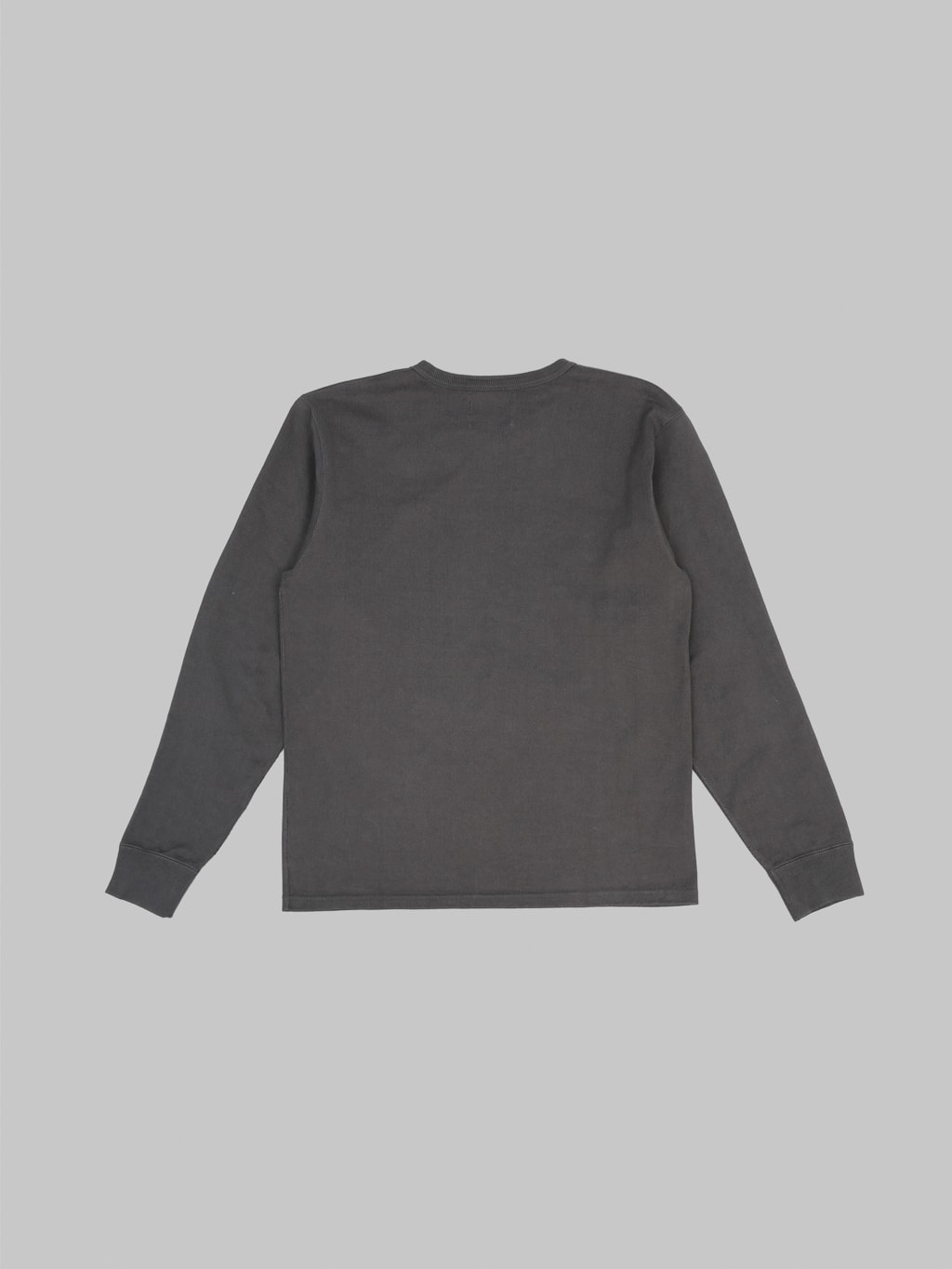 Wonder Looper Double Heavyweight Long Sleeve TShirt Sumi  back