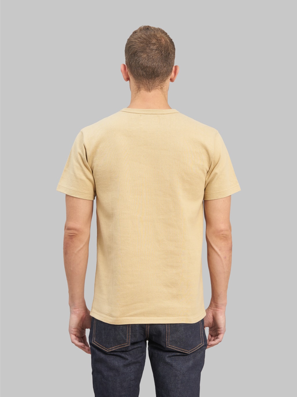 Wonder Looper Double Heavyweight Crewneck T-Shirt Sand