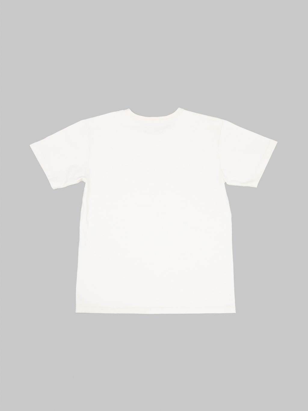 Wonder Looper Double Heavyweight Crewneck TShirt Ecru back