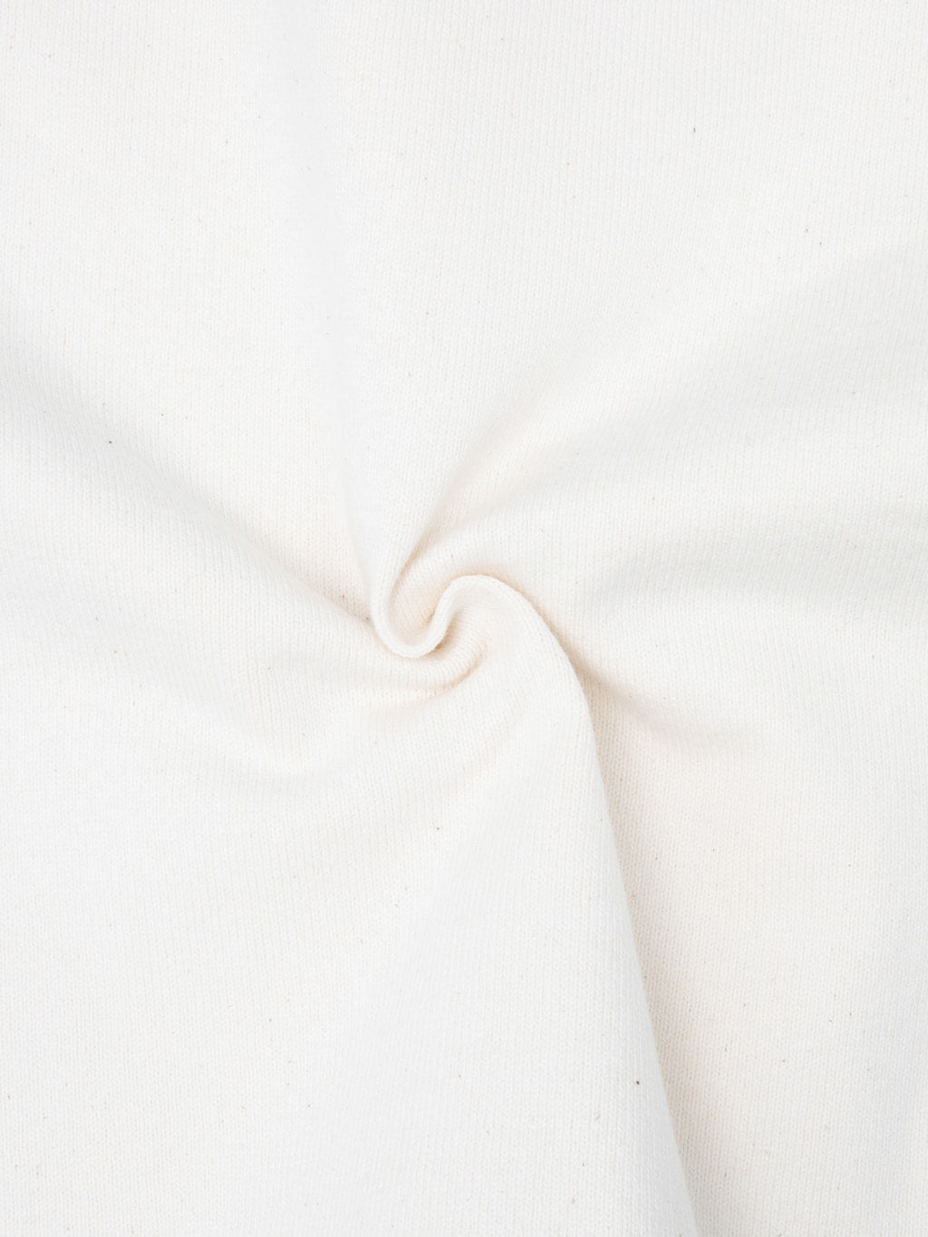 Wonder Looper Double Heavyweight Crewneck TShirt Ecru texture