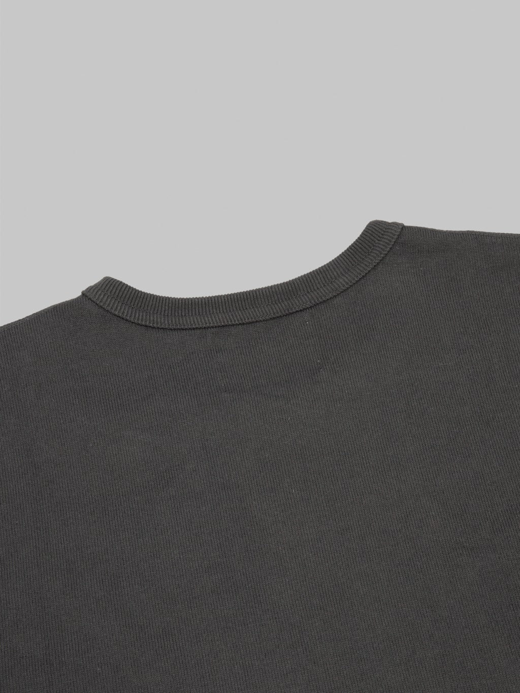 Wonder Looper Double Heavyweight Crewneck T-Shirt Sumi back collar