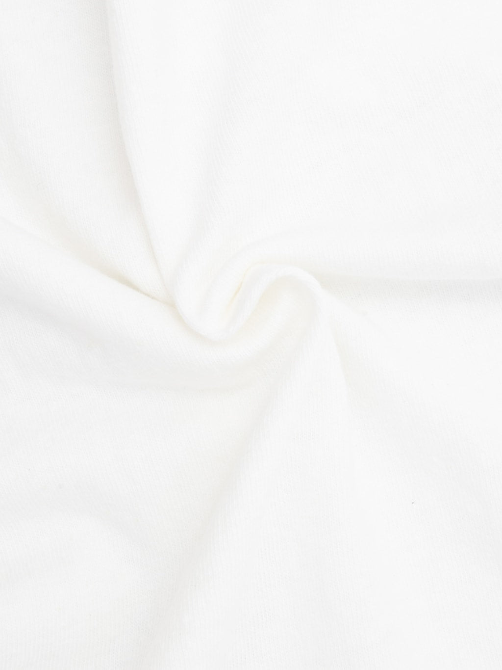 Wonder  Looper ELS Recycled Cotton Slub Crewneck T-Shirt White