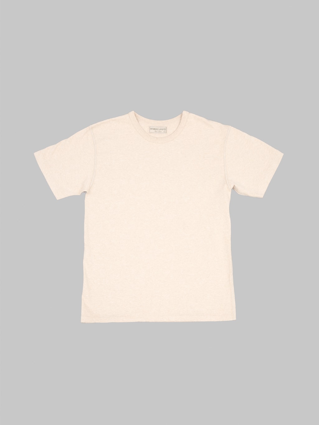 Wonder Looper Foxfibre Tsuriami Crewneck TShirt Coyote 15 front