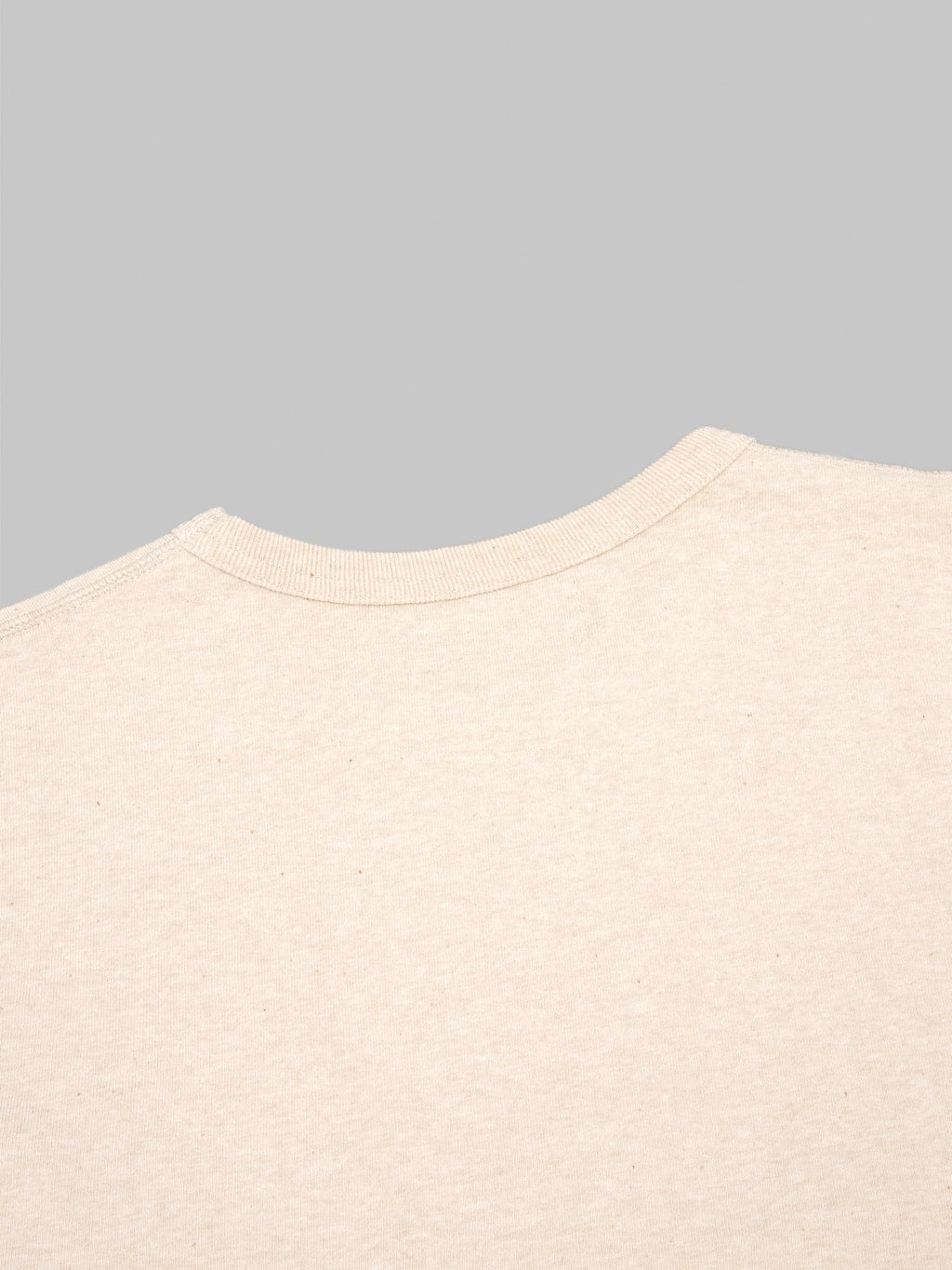 Wonder Looper Foxfibre Tsuriami Crewneck TShirt Coyote 15 back collar