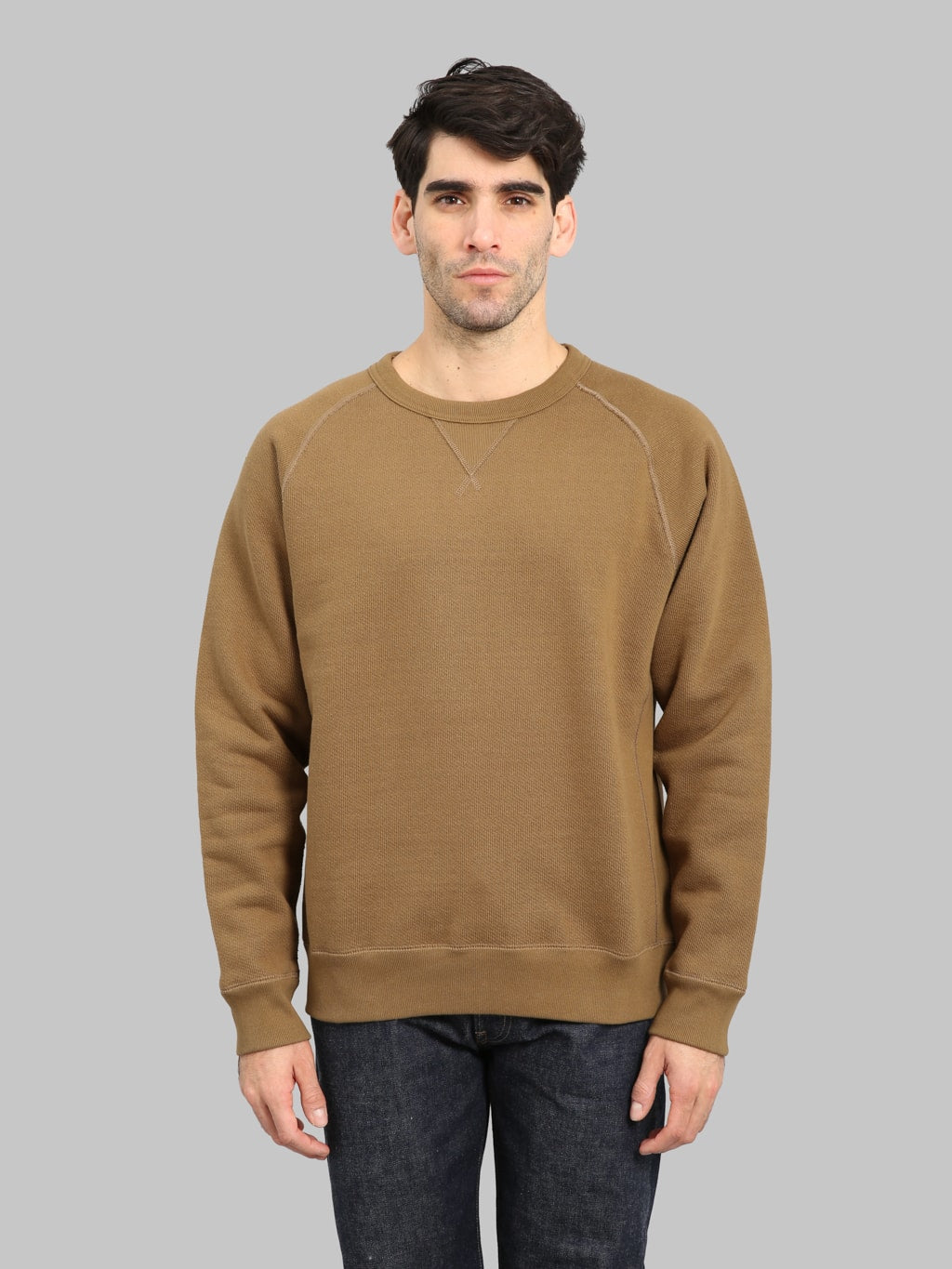 Wonder Looper Pullover Crewneck 876gsm Double Heavyweight French Terry Dune