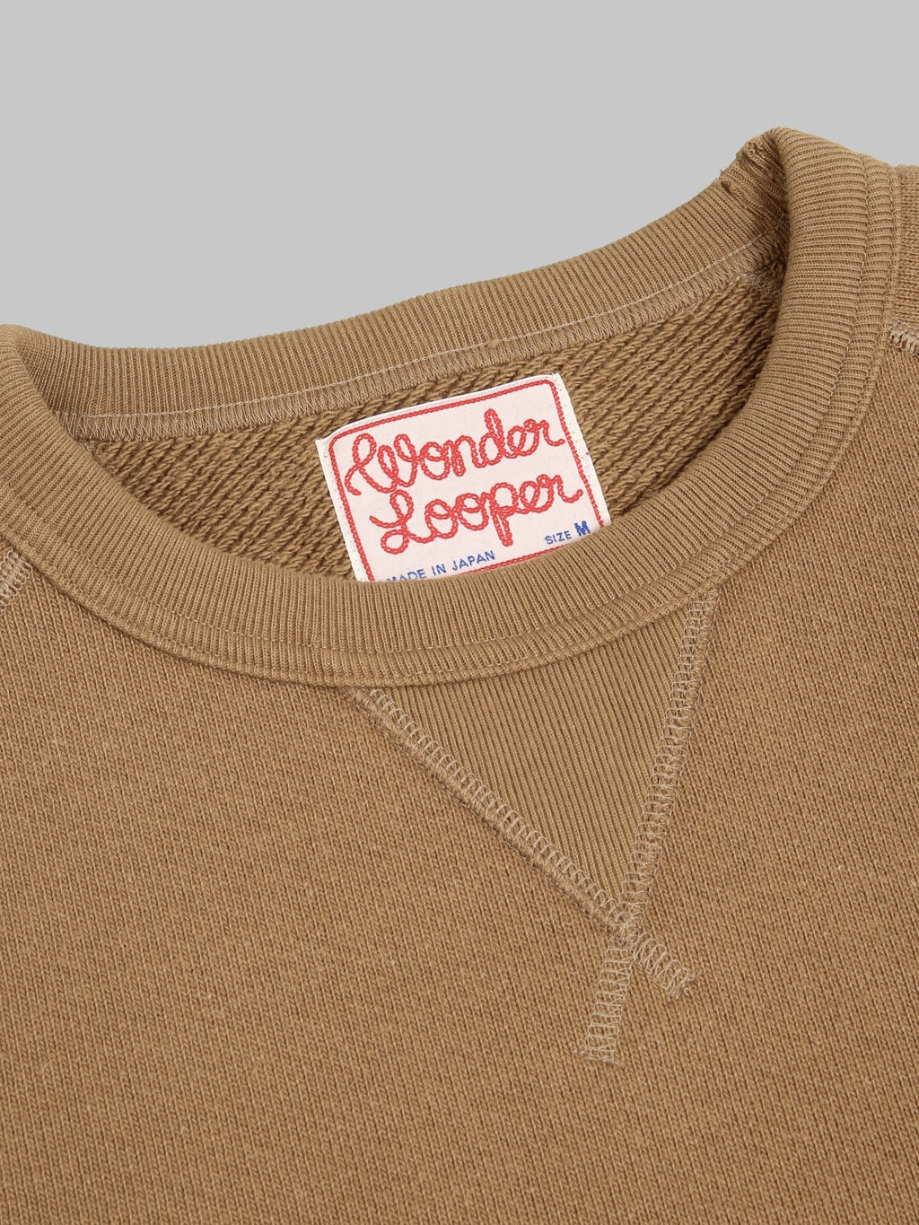 Wonder Looper Pullover Crewneck 876gsm Double Heavyweight French Terry Dune