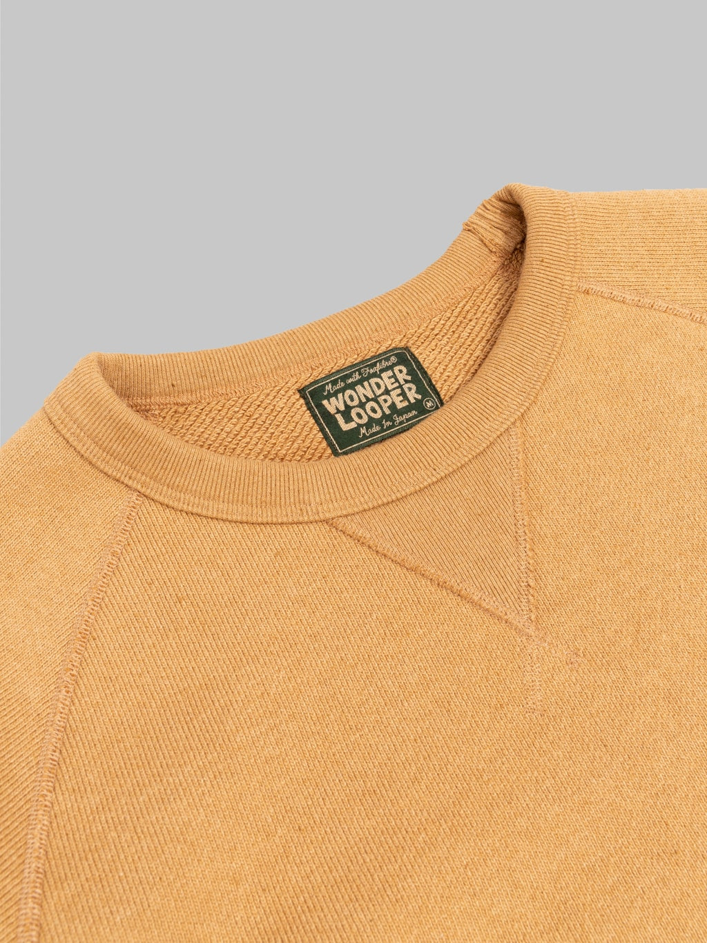 Wonder Looper Pullover Crewneck 825gsm Double Heavyweight French Terry Foxfibre® Coyote 80