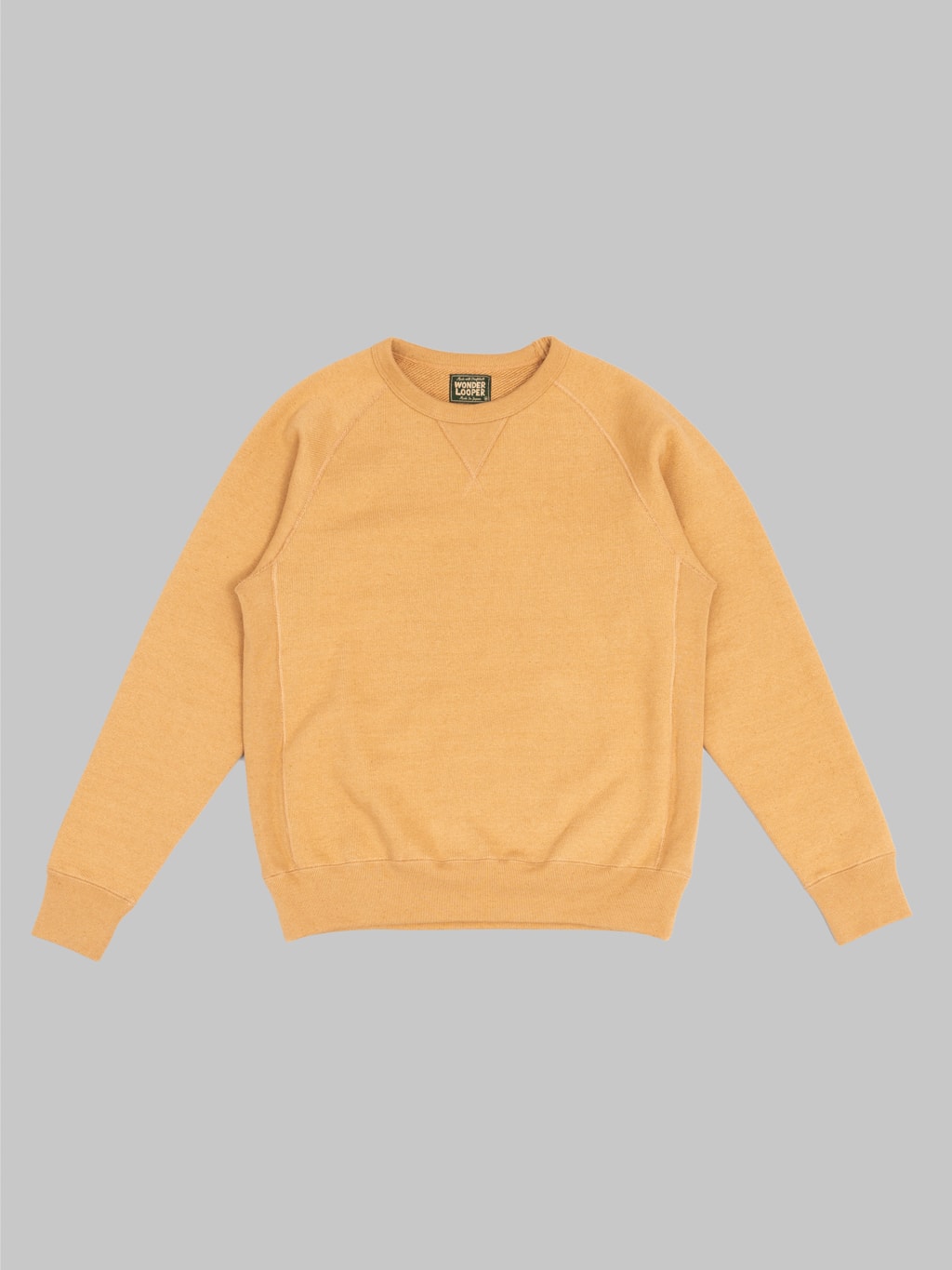 Wonder Looper Pullover Crewneck 825gsm Double Heavyweight French Terry Foxfibre® Coyote 80