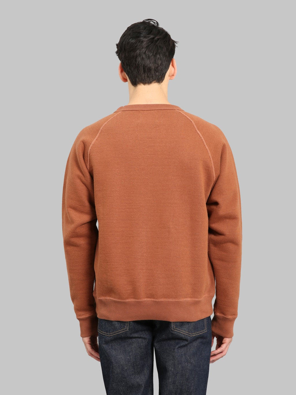Wonder Looper Pullover Crewneck 876gsm Double Heavyweight French Terry Rust