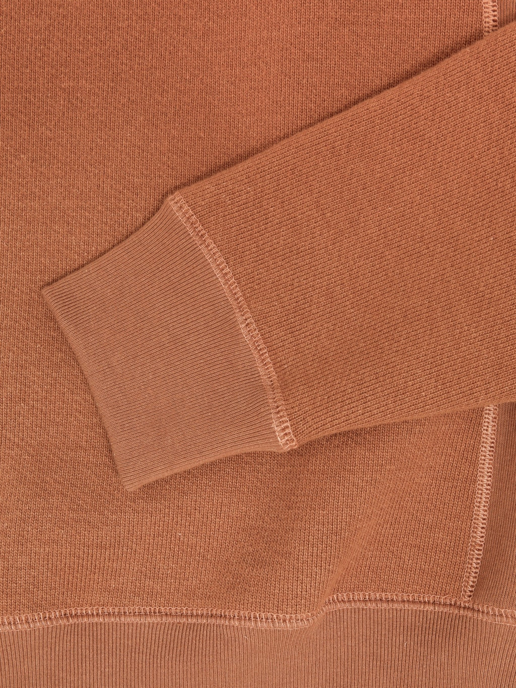 Wonder Looper Pullover Crewneck 876gsm Double Heavyweight French Terry Rust