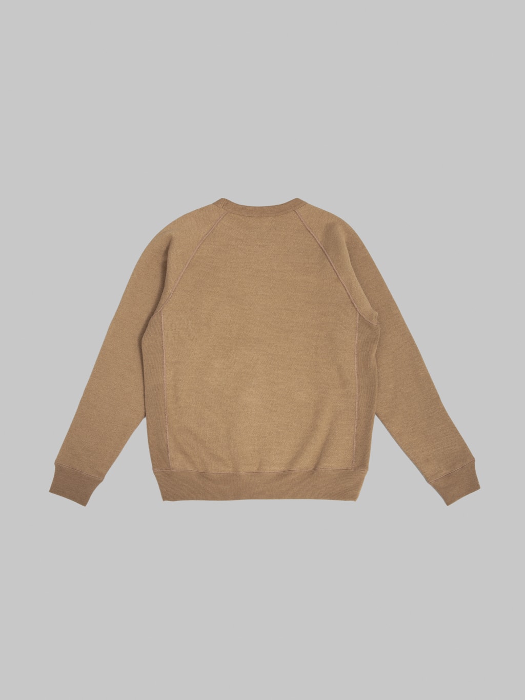Wonder Looper Pullover Crewneck Iron Mordant Foxfibre® Double Heavyweight French Terry Coyote 80