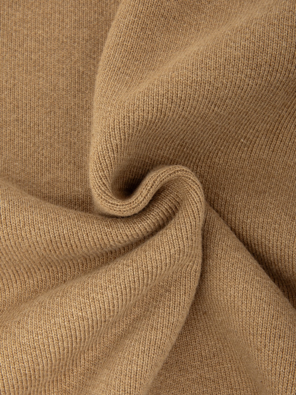 Wonder Looper Pullover Crewneck Iron Mordant Foxfibre® Double Heavyweight French Terry Coyote 80